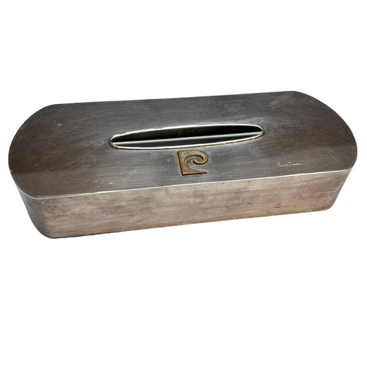 Vintage Silver Tissue Box