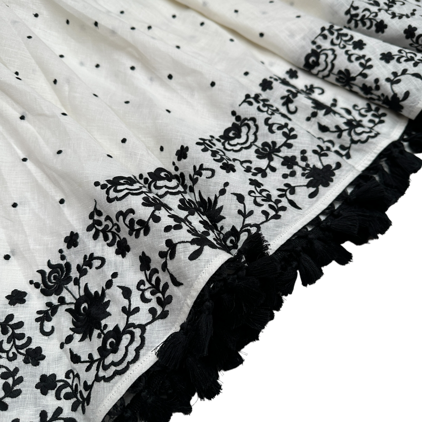 Black & White Long Dress - 1