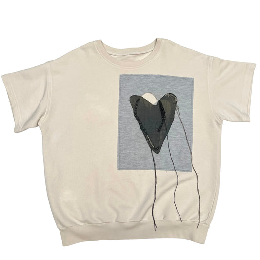 Cream Sweatshirt - L