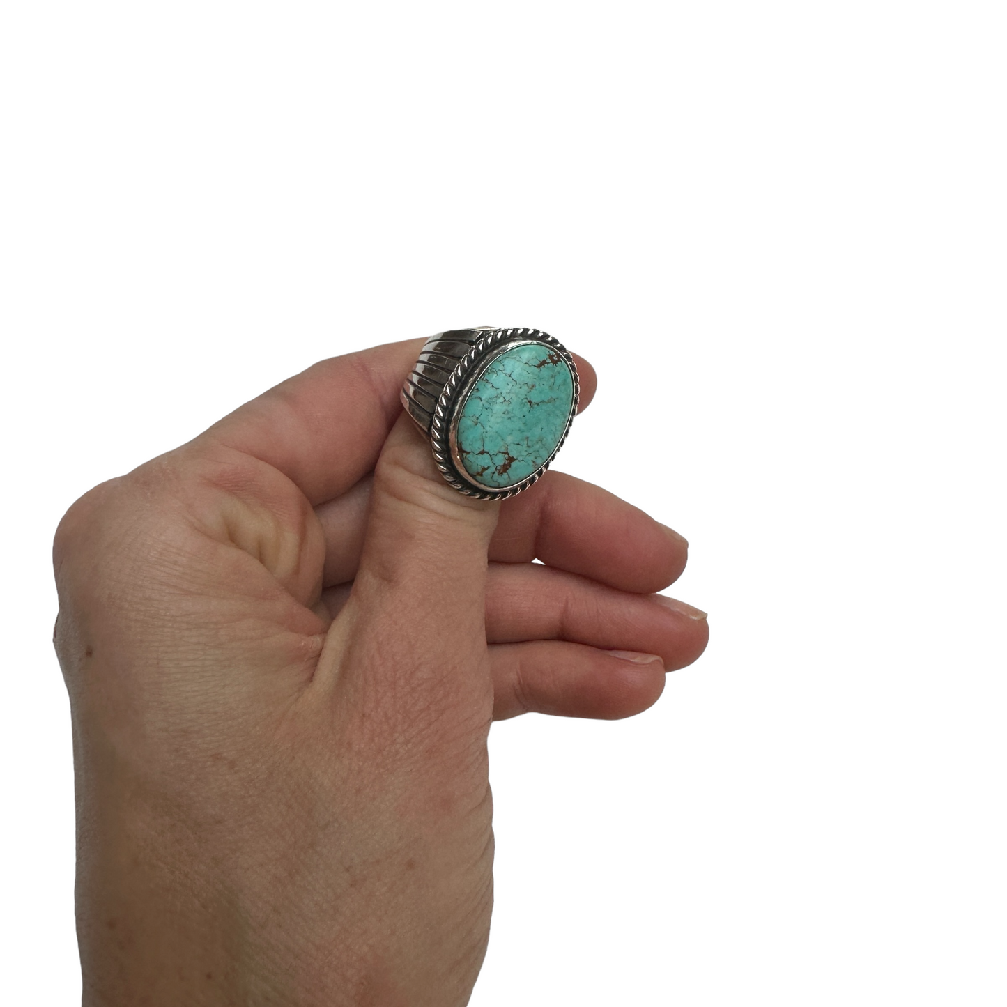 Turquoise and Silver Ring