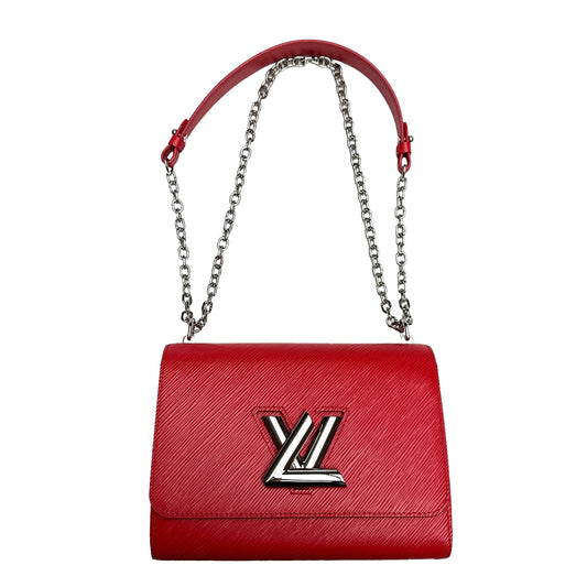 Red Epi Twist Leather Bag