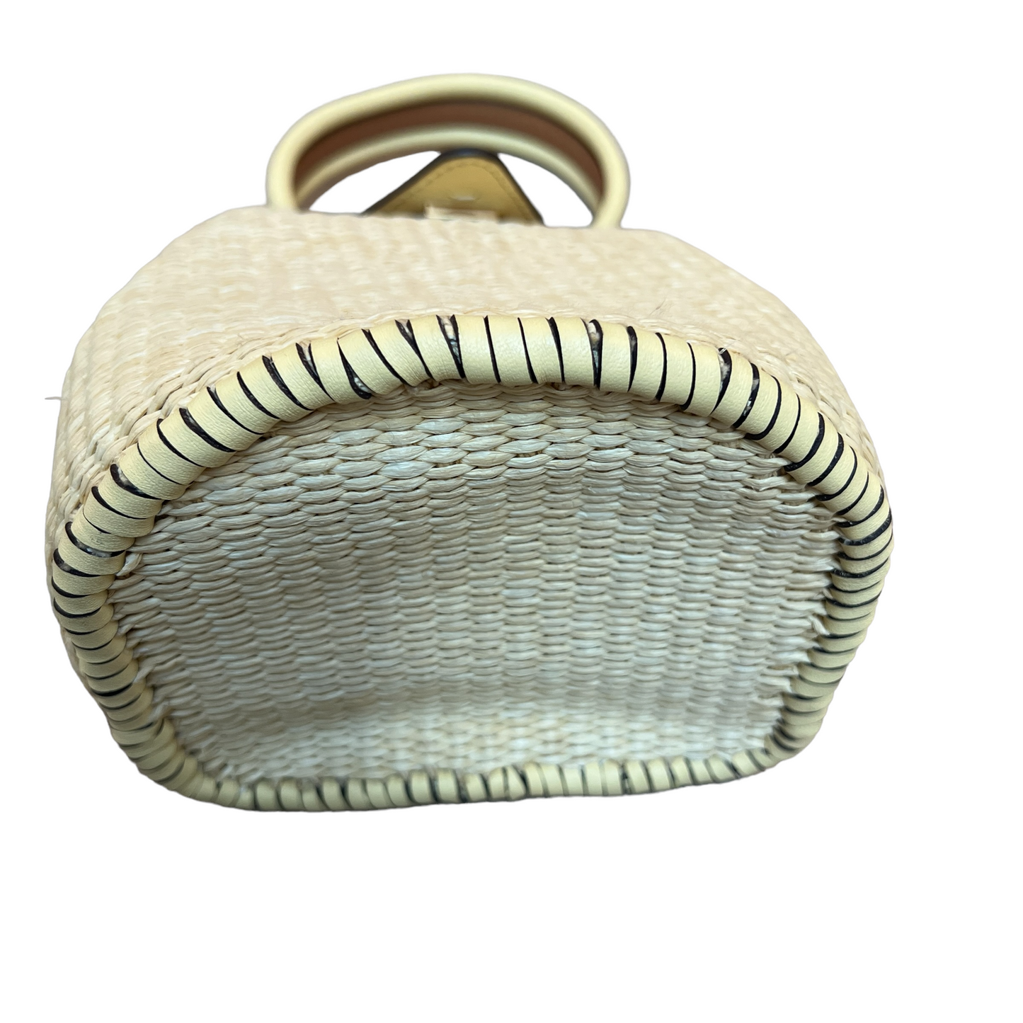 Beige Raffia Bag