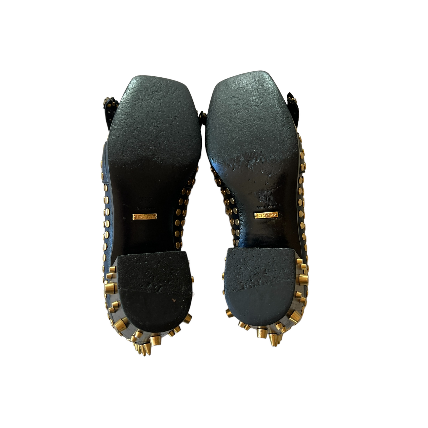 Black Heels with Studs - 6.5