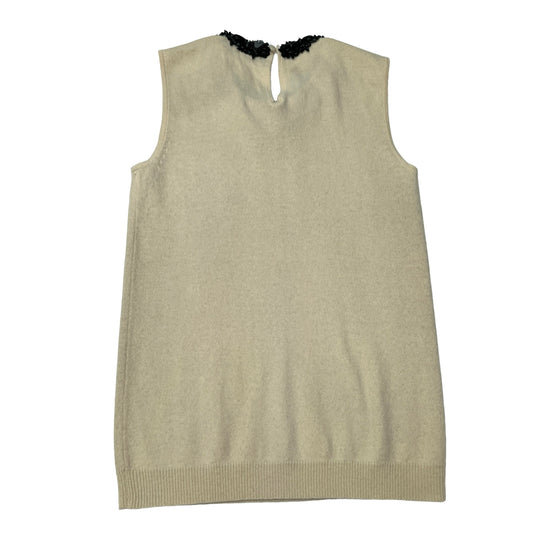 Beige Cashmere Top - M