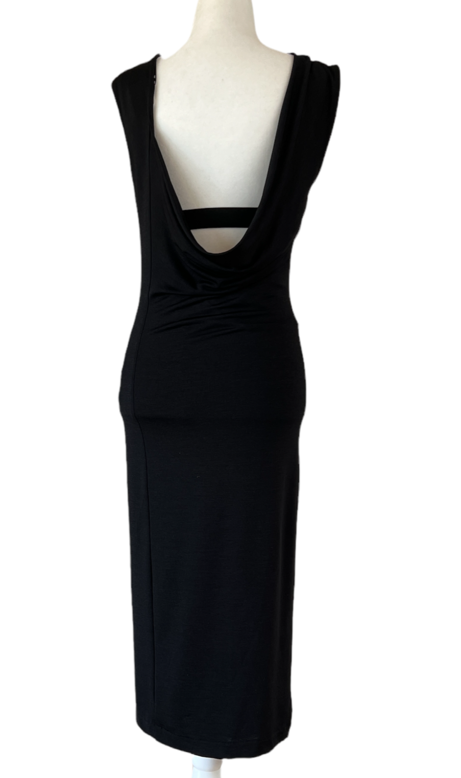 Black Backless Dress - S