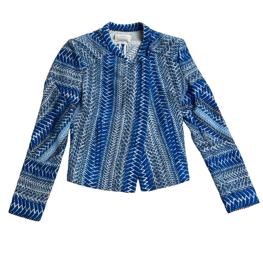 Blue Print Jacket - S