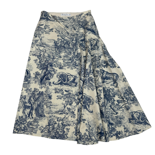 Toile De Jouy Printed Skirt - US 8