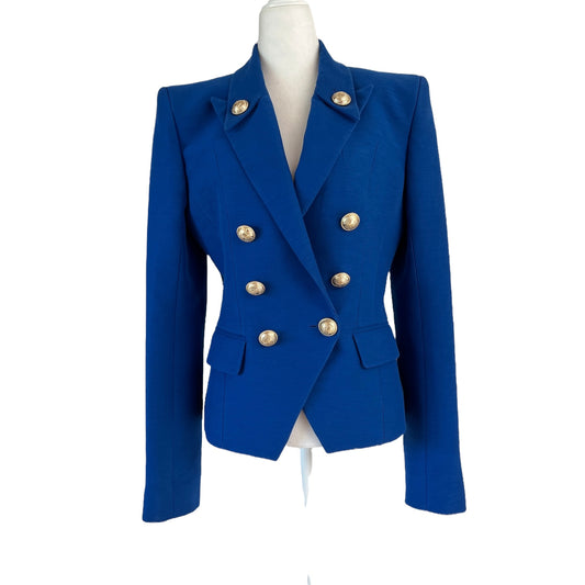 Blue Cotton Blazer - M