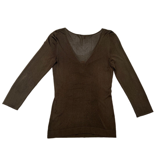 Brown Soft Shirt - M