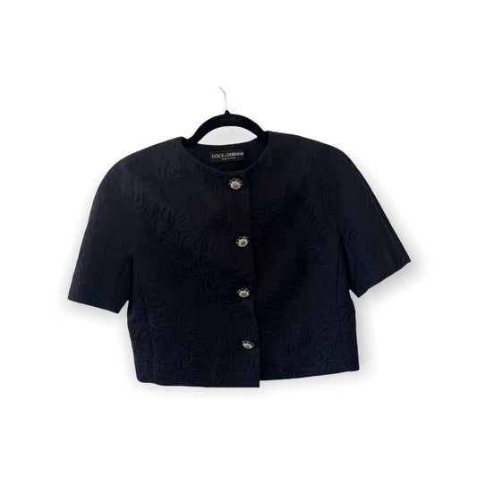 Black Cropped Top - S