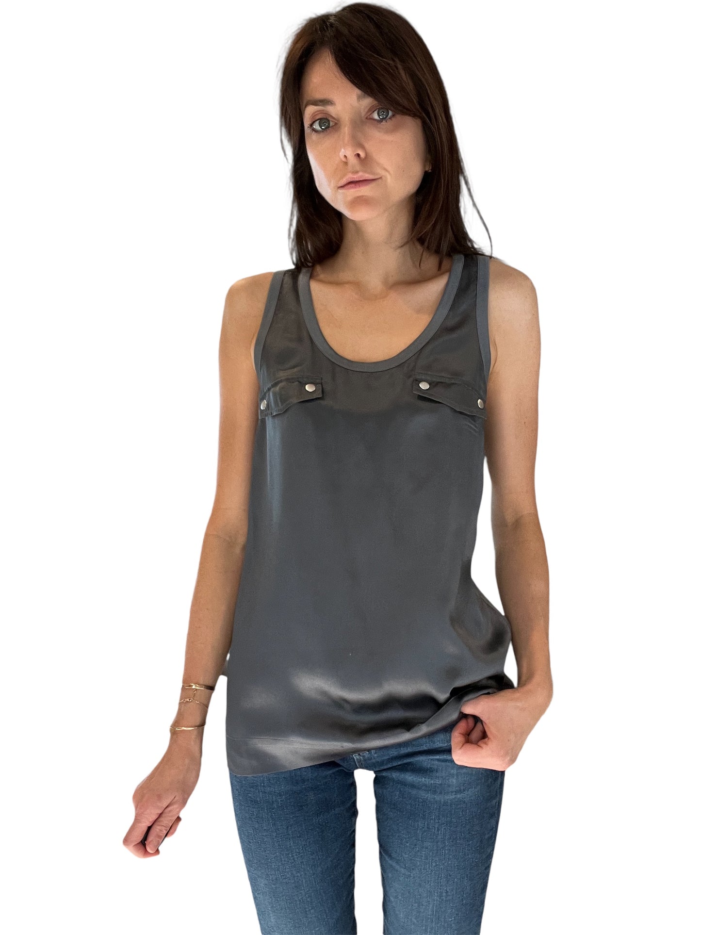 Silk Tank Top - S