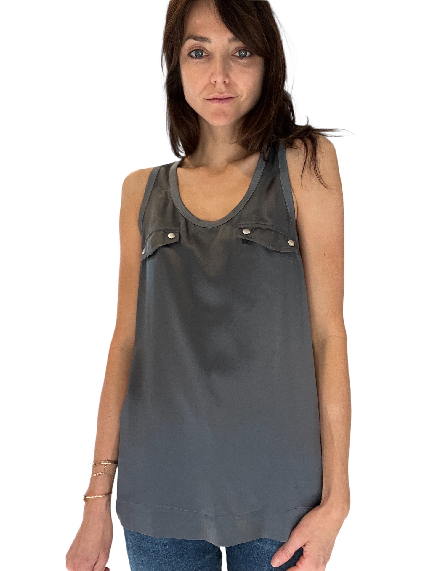 Silk Tank Top - S