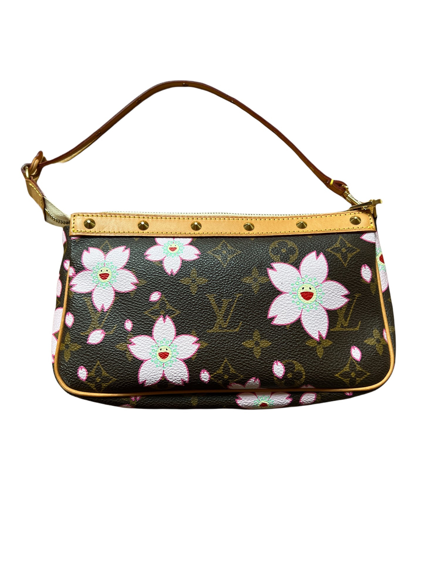 Vintage Monogram Cherry Blossom Pochette