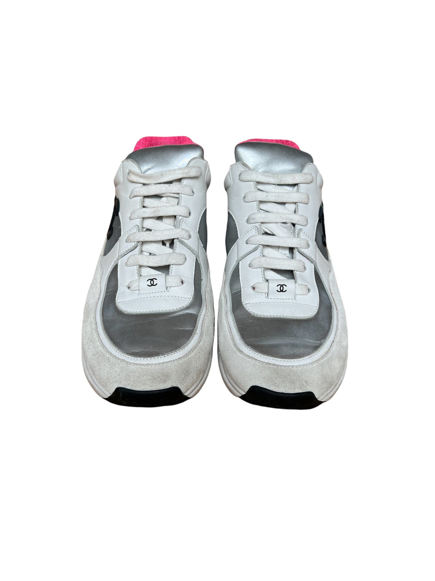 Interlocking CC Logo Sneakers - 10.5