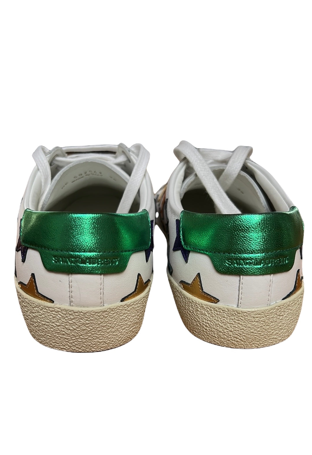 White & Multicolor Sneakers - 7.5