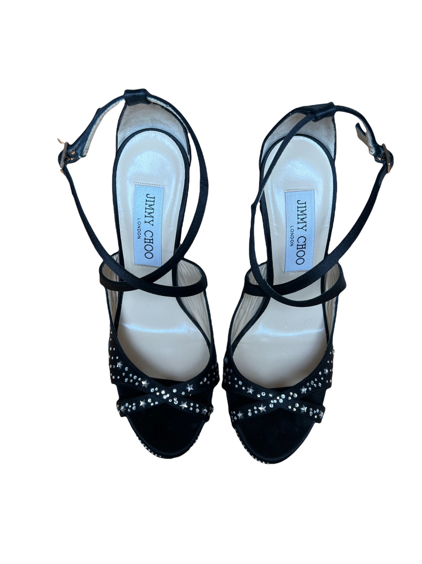 Crystal Embellishment Heels - 6.5