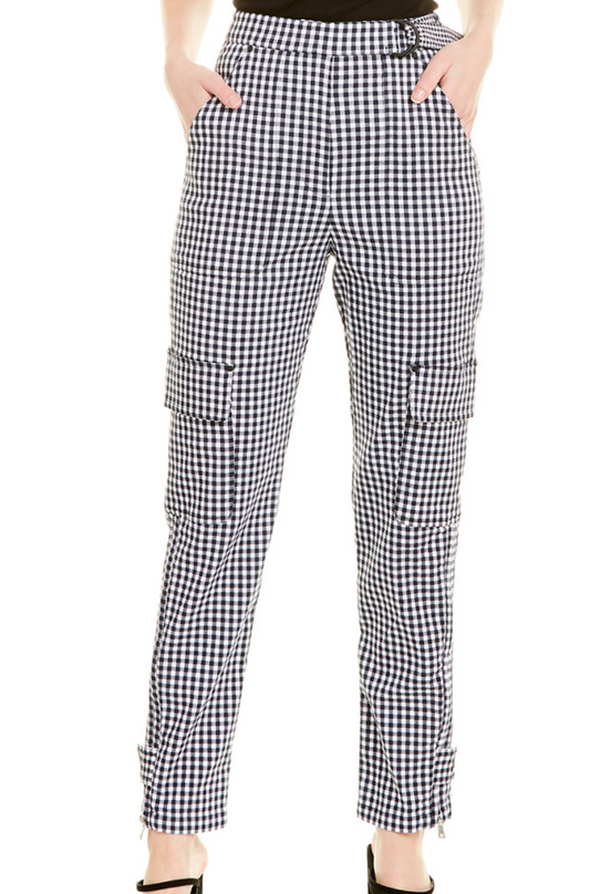 Black and WhiteCargo Pants - 2