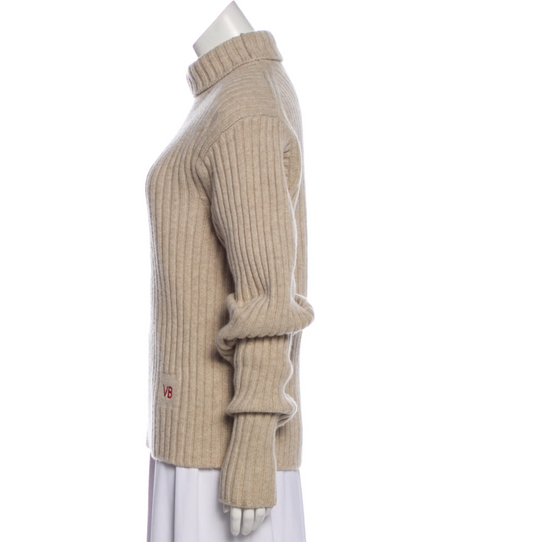 Beige Wool Sweater - XS