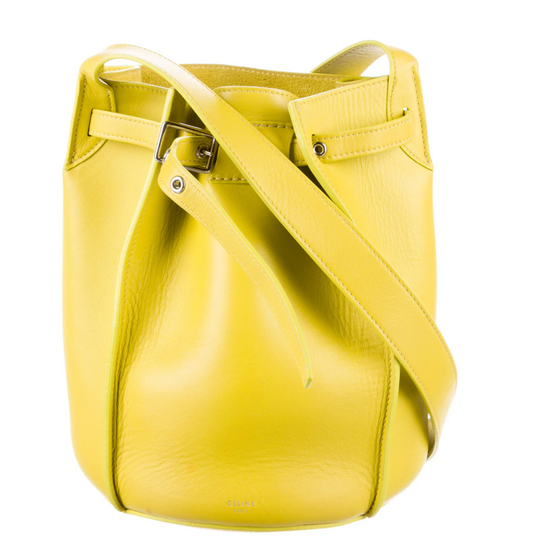 Yellow Crossbody "Big Bag" Bucket