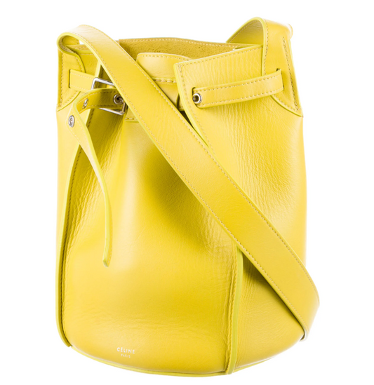 Yellow Crossbody "Big Bag" Bucket