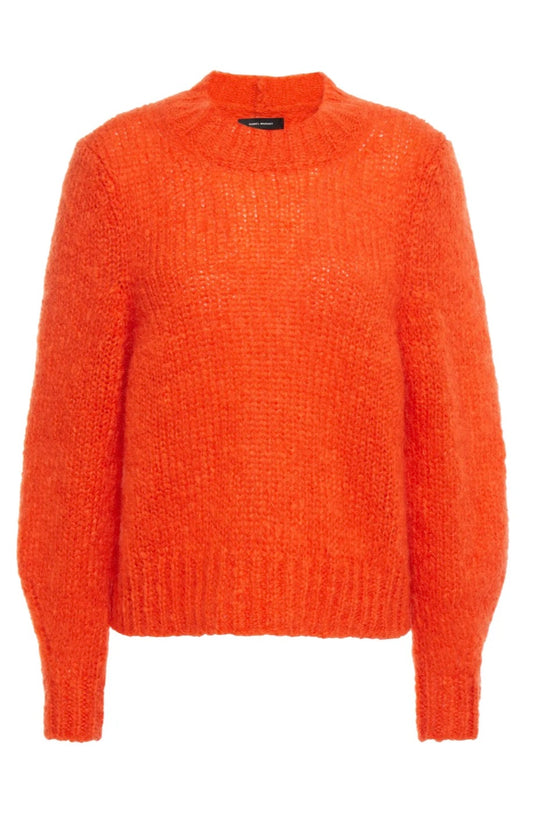 Oversized Orange Sweater - XS