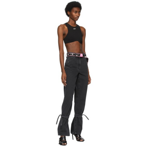 Off-White Grey Jeans - 25