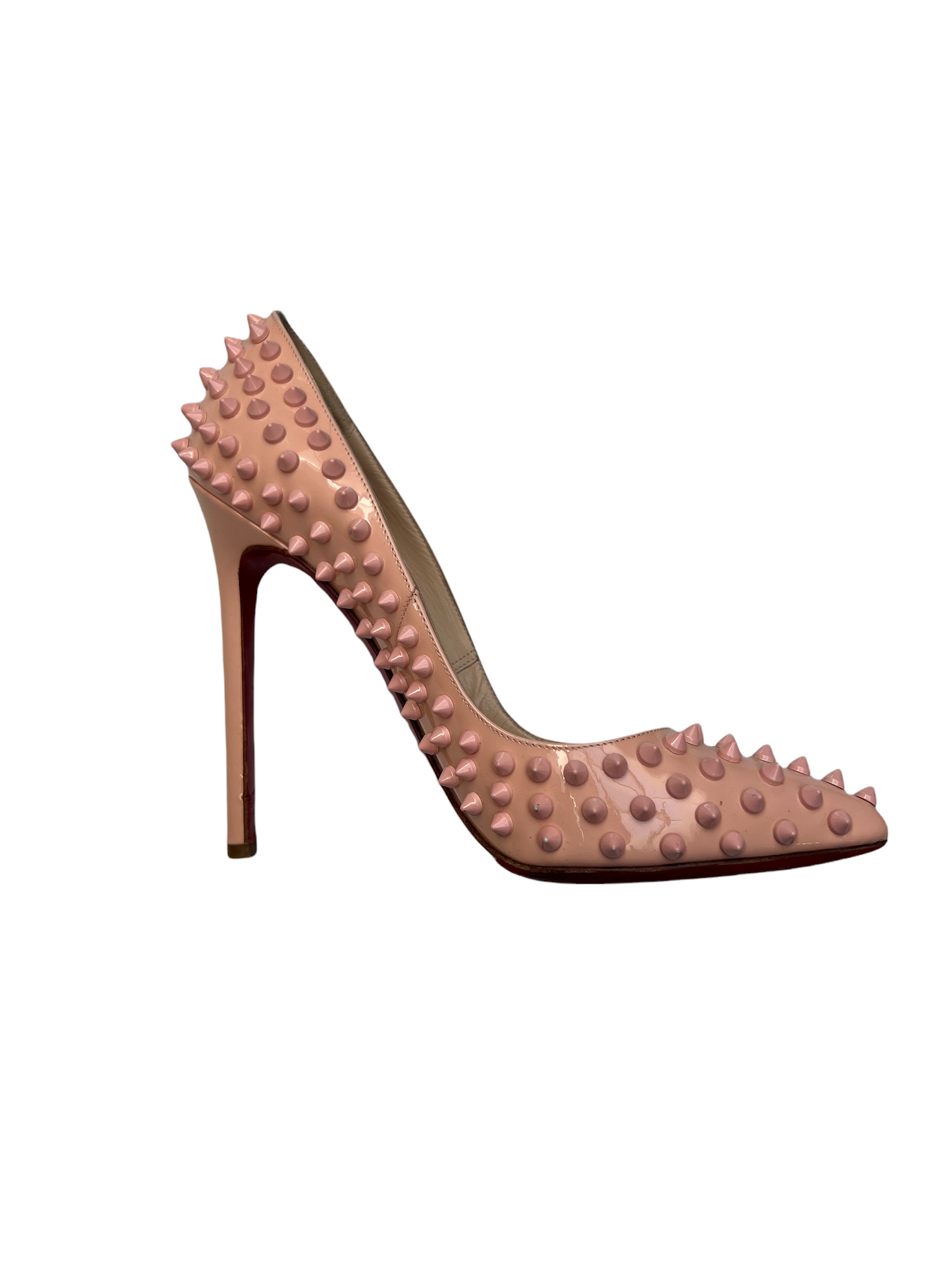 Spike Accents Patent Heels - 8