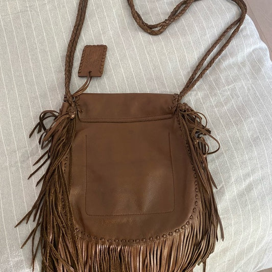 Brown Leather Crossbody Bag