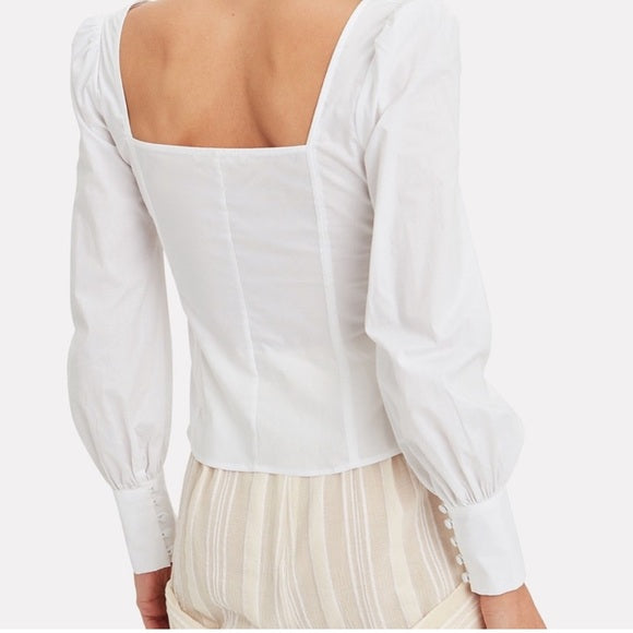 White Corset Long Sleeve - 0