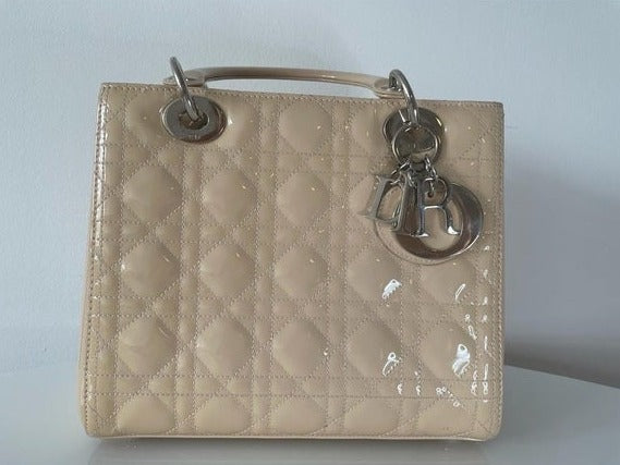 Medium Lady Dior Patent Bag