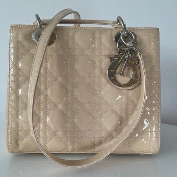 Medium Lady Dior Patent Bag