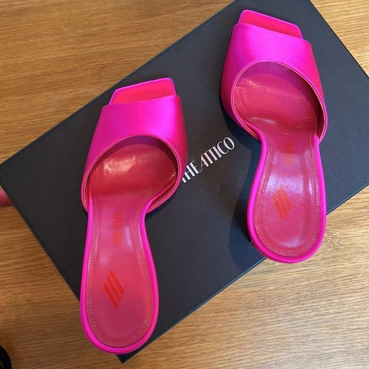 Kaia Satin Heels - 7
