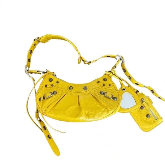 Yellow Le Cagole Bag XS